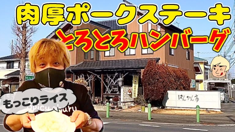 【栃木グルメ】人気のとろとろハンバーグと肉厚ポークステーキの贅沢コンボ ばんかん亭【栃木県小山市】356