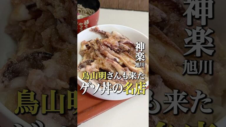 鳥山明さんも来た旭川の名店 #北海道グルメ #旭川グルメ #旭川ランチ