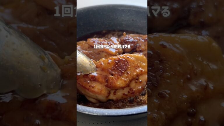 1回食べたら絶対ハマる！ハニーマスタードチキンサンド🍯🧡#ベーグルサンド #おうちカフェ #はちみつ #マスタード #bagel