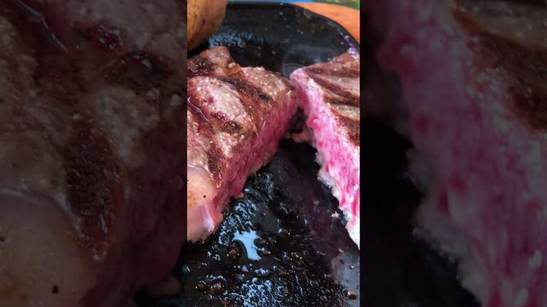 サーロインステーキ　厚切り　わさび醤油　BIGBOY    #shorts