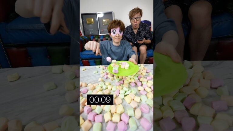 マシュマロどっちがたくさん取れるかバトル！！！【ヒカキン VS セイキン】