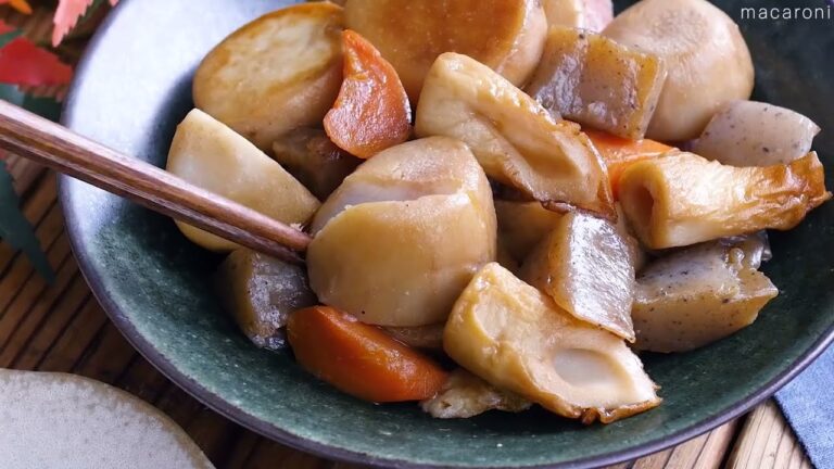 【里芋とこんにゃくの煮物】ちくわで旨味アップ！作り置きにもおすすめ♪