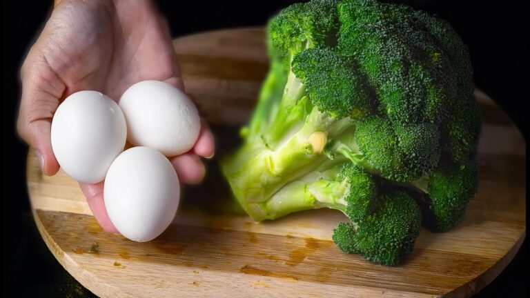 Just Add Eggs to Broccoli! Healthy, Delicious & Easy Recipe