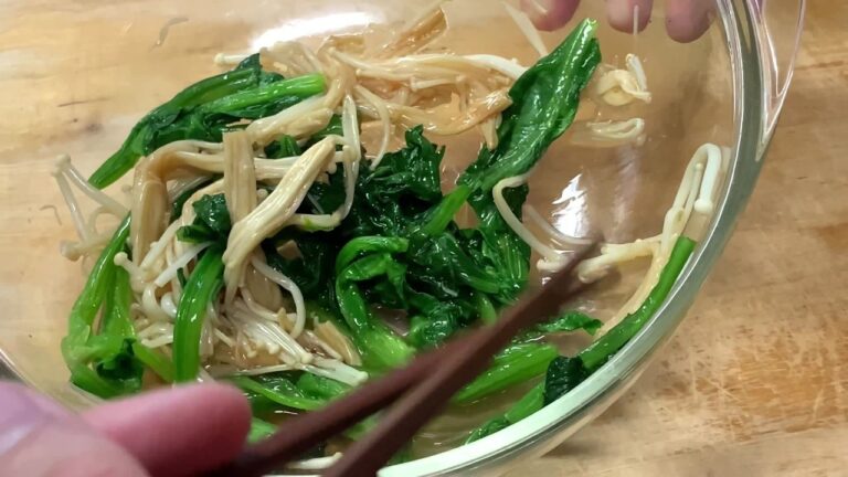 ほうれん草とえのきの簡単レシピ！夕飯のおかずで困ったらこれ！