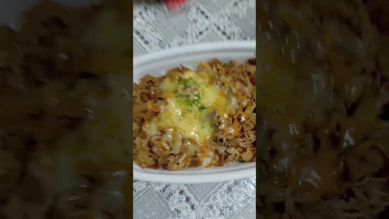 すき家 とろ～り3種のチーズ牛丼 メガ