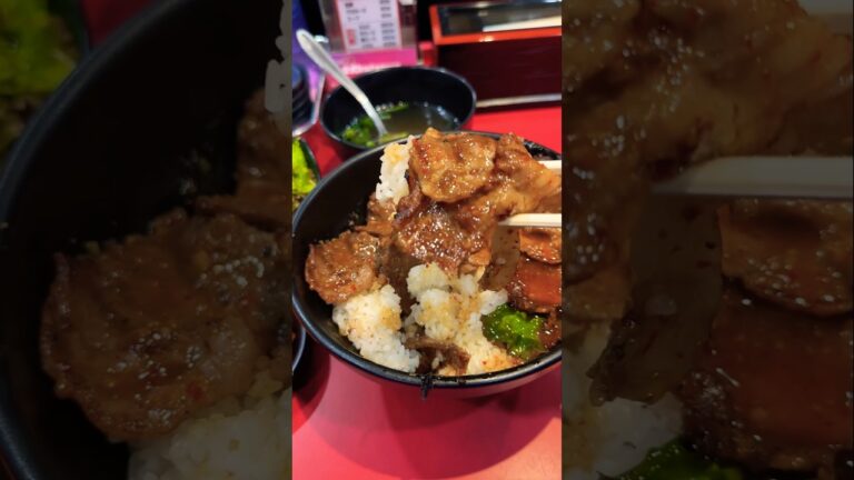 【コスパ焼肉丼】三ノ宮駅高架下にある焼肉丼のお店 濃いめの味付けが癖になる！