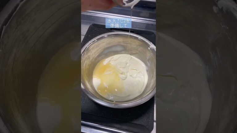 【02世代】オシャレで簡単！黒ごまチーズケーキの作り方！🧀