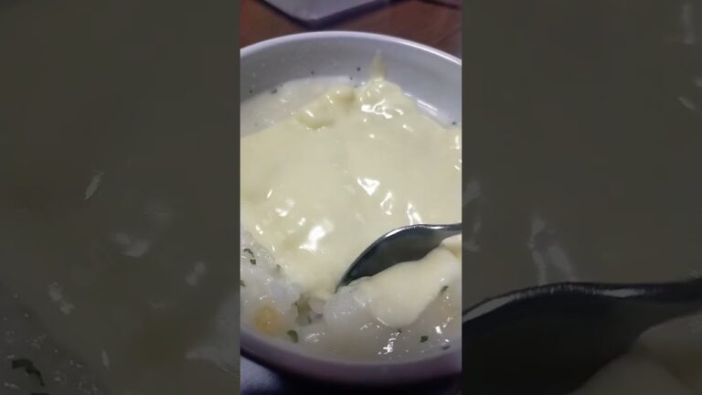 ポタージュでチーズリゾット作りました