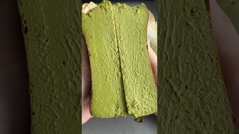 抹茶バスクチーズケーキ焼いた結果ww #shorts