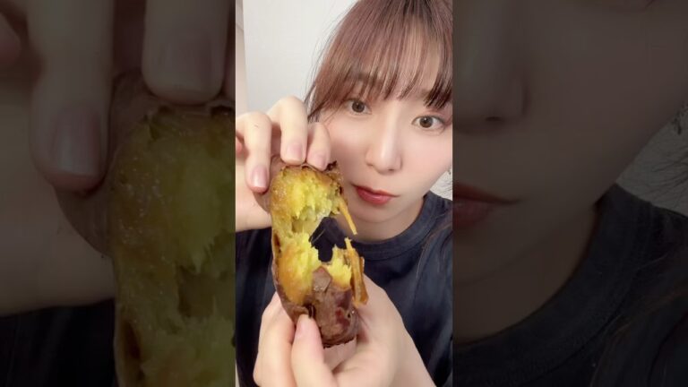 【焼き芋食べ比べしてみたら意外なことに気づいた🍠】#asmr#焼き芋