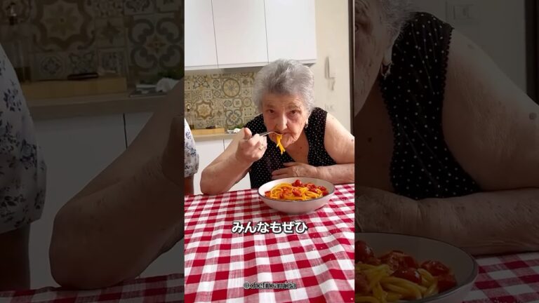イタリアのおばあちゃんに教わるトマトパスタ