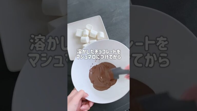 【食べすぎ注意】ハリボーのチョコマシュマロ高いから...#マシュマロ #チョコ #ハリボー #簡単レシピ