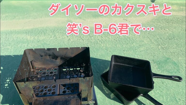 B6君とスキレットで、珉珉食品せみ餃子