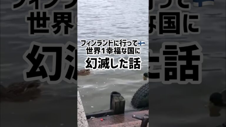 世界1幸福な国フィンランドには期待するな！私が訪れて住みたくないと思った理由 #Shorts