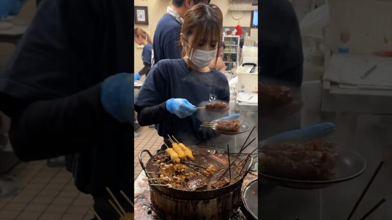 最強名古屋めし！串カツ、味噌おでんが99円で食べれる超人気店🍢【八幡屋・名古屋】