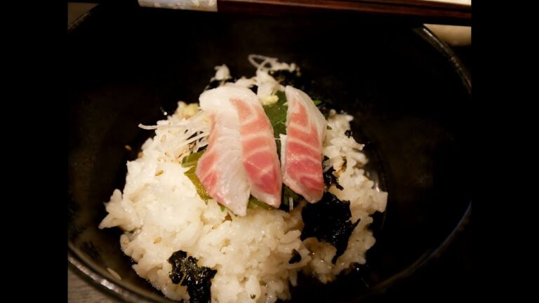 ほんだしで作る本格鯛茶漬け - jonny's vlog #5 #料理