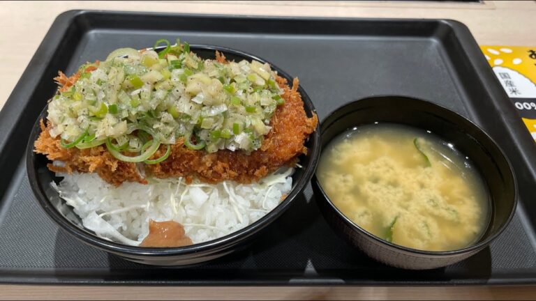 松のやの新メニュー「レモン風味のねぎ塩ロースかつ丼・大盛り」を食べてみた感想