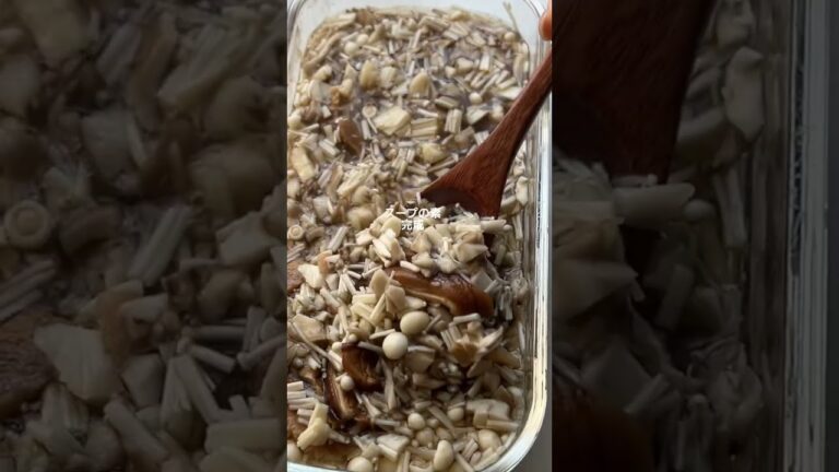 【作り置き】無限に味変できる『きのこスープの素』レシピ｜レンチン5分・簡単