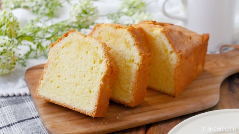 【基本のパウンドケーキ】本格的な味わい！シンプルな材料のみで完成♪｜macaroni（マカロニ）