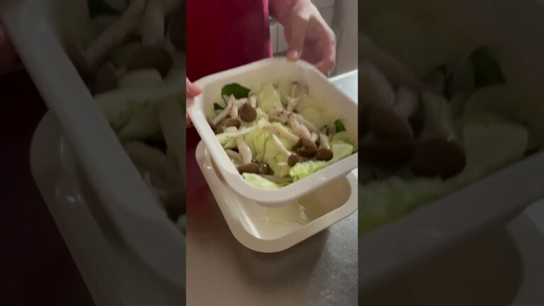 小松菜とキャベツのごま味噌和え #料理 #簡単レシピ #shorts