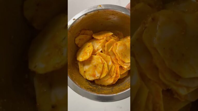 This Potato Flower Frittata Recipe is the Most Delicious Potato Snack Dish Ever! #shorts #potato