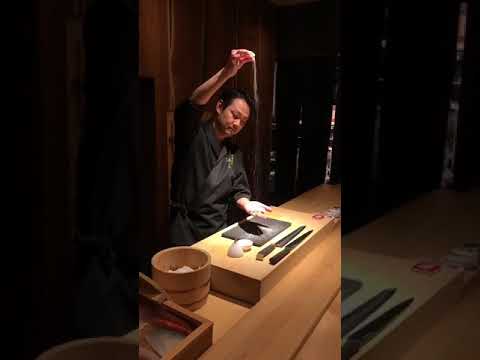 【鮨処 池上 】名物 イカの握り