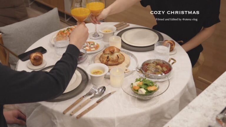 おうちで過ごすクリスマス🎄 手作りディナーと静かな一日｜Christmas Vlog