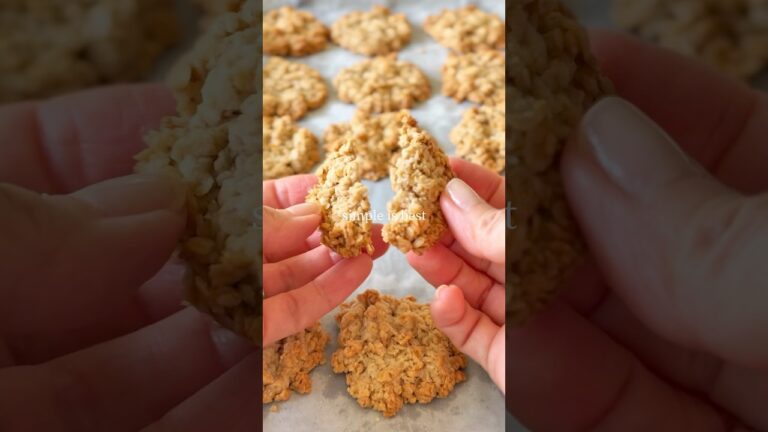 シンプルなオートミールクッキー #ヘルシー #cooking #無添加 #food
