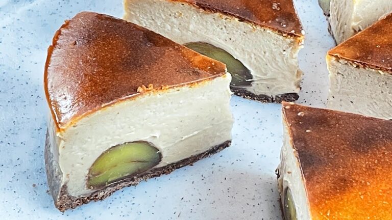 マロンベイクドチーズケーキを作ってみた！ Baked Cheesecake Chestnut 024｜チーズケーキ研究室