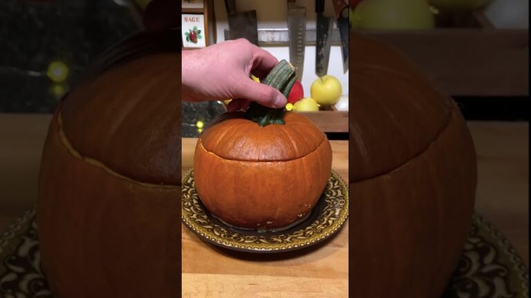 Pumpkin Sausage and Kale Soup #cookingvideo