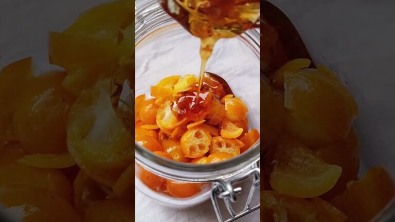 きんかんのはちみつ漬けの作り方／キンカンレシピ／ばあちゃんの料理教室 #shorts