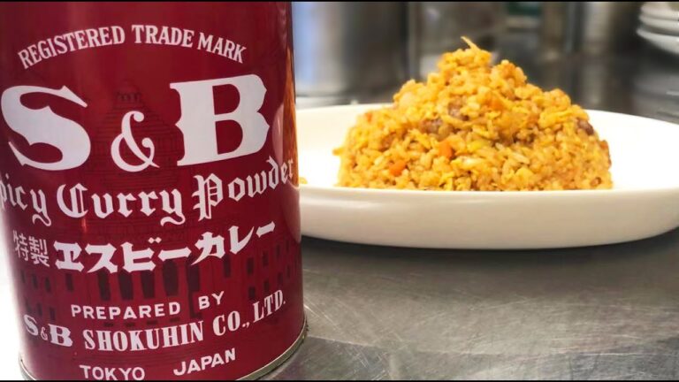 【カレーチャーハン】咖喱炒飯　Fried Rice Beef curry style.