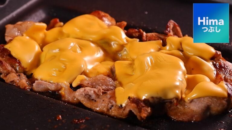 【ザイグル炙輪】豚こまのごちそう：チェダーチーズって最強！