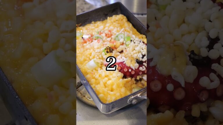 元銀だこ店員がたこ焼き器いらずの四角とろたこ作ってみた