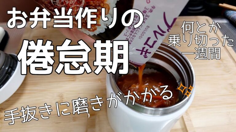 【THERMOS スープジャーで簡単弁当】やる気が出ない時の手抜き弁当