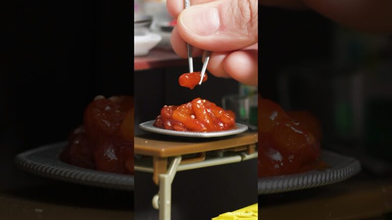 【韓国の屋台再現🇰🇷】もちもちミニチュアトッポギ🔥【ちびめし】　#shorts #ちびめし #トッポギ #韓国料理 #韓国料理レシピ #tinycooking #tinyfood