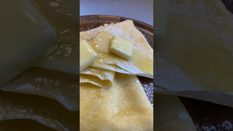 #スイーツ #お菓子作り #クレープ #シュガーバター