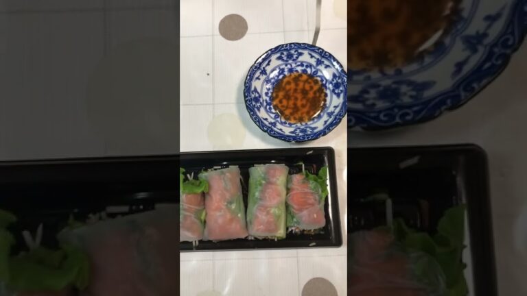 生春巻き（スモークサーモン）