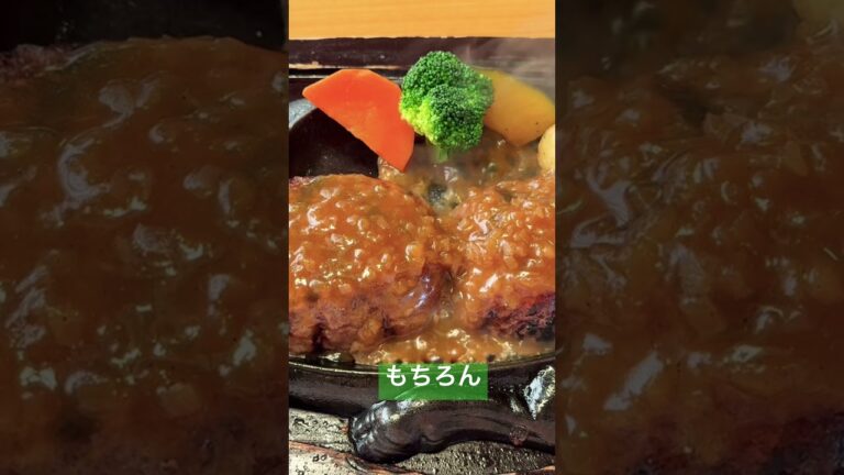 静岡グルメ 炭焼きさわやかハンバーグ