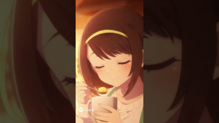 レンチンでほくほくさつまいもプリン#ズボラ飯 #ゆるカワごはん #癒し動画 #おうちごはん #日常アニメ