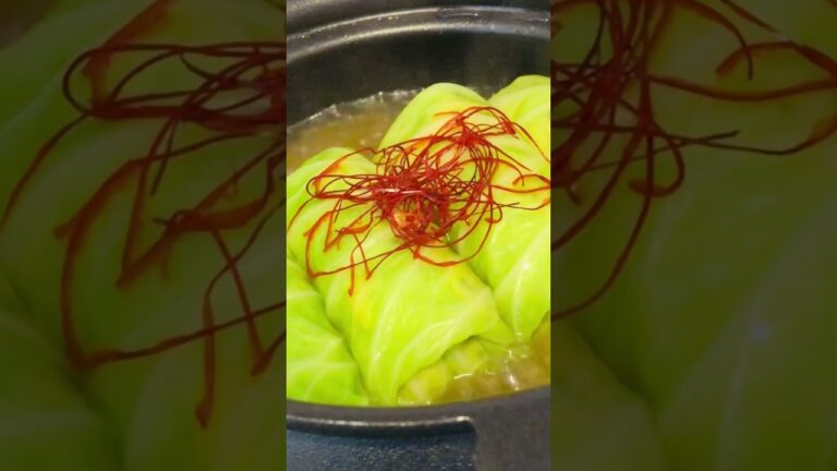 牛だしスープでロールキャベツ♡