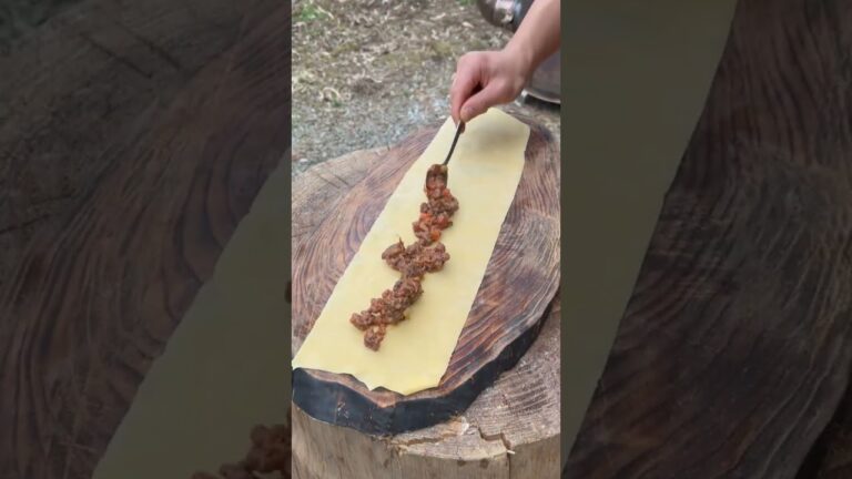 鹿肉のラグー、ラビオリ風 Gibier cuisine #shorts