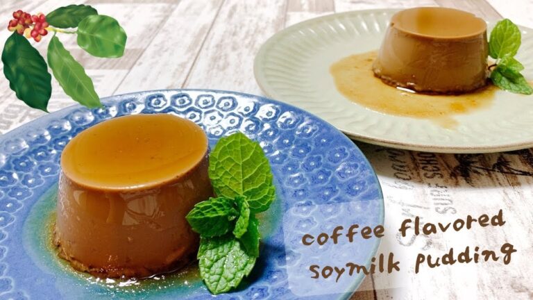 ☕️コーヒープリン　Coffee pudding made with soy milk