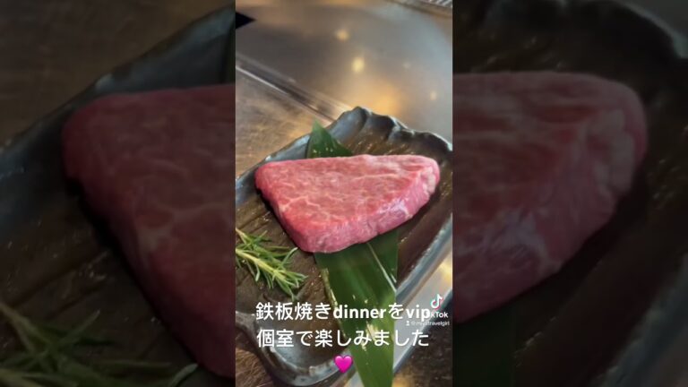 【福岡グルメ】LOYSTAR中洲店♡VIP個室で鉄板焼きコース！中洲の絶景を見ながらのdinnerはほんと素晴らしかった！ロブスターや牡蠣美味しすぎました！