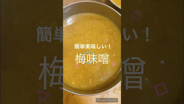 梅味噌の作り方 #梅 #簡単レシピ #発酵#料理#梅仕事