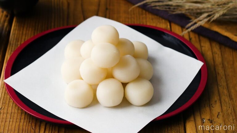 秋の夜長に。基本の月見団子