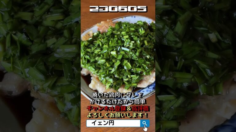 ニラだれ鶏を作った編【バーチャル名古屋の日常】230605 #shorts #vtuber