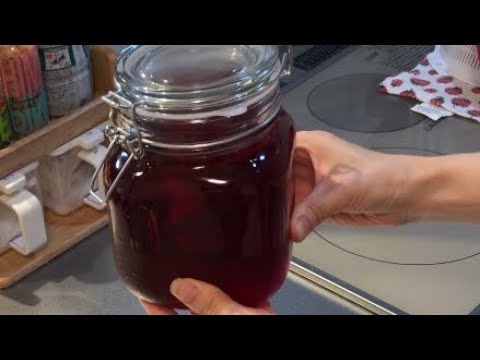 簡単で美味しい　しそジュース②