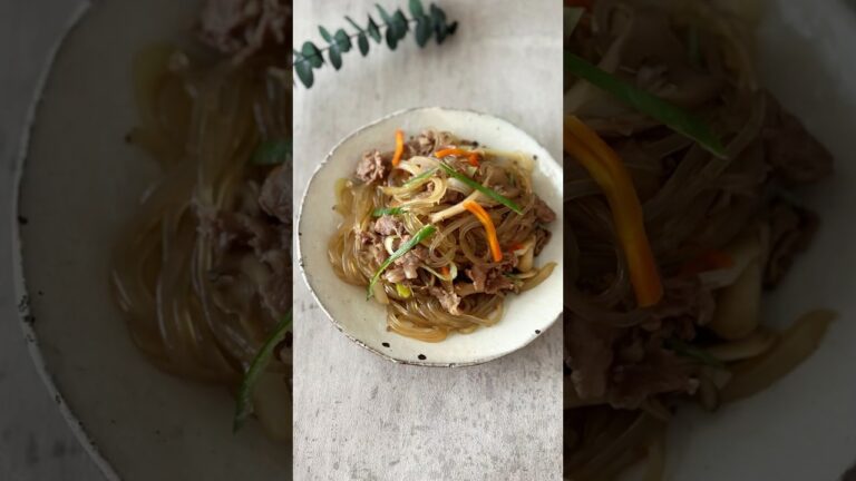 最高のチャプチェの作り方 #おうちごはん #チャプチェ #レシピ #韓国ごはん #韓国料理