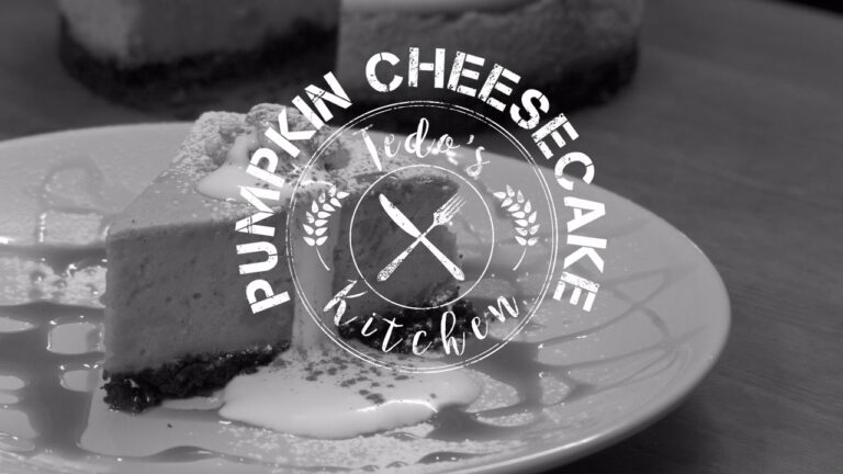 ASMR 料理の音 カボチャのチーズケーキ Pumpkin cheese cake recipe